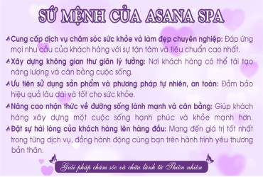 Sứ mệnh ASANA SPA